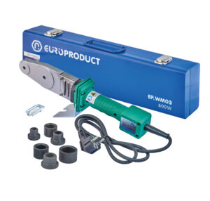 ПАЯЛЬНИК ДЛЯ PP-R ТРУБ, НАСАДКИ ПЛОСКІ, 600W EP.WM03
