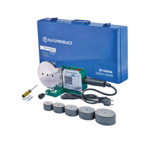 ПАЯЛЬНИК ДЛЯ PP-R ТРУБ, НАСАДКИ ПЛОСКІ, 1000W+1000W EP.WM06